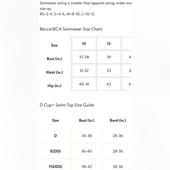 NWT, BECCA- "Color Play Mesh One Piece Swimsuit" in Navy/White, Sz Large - Picture 10 of 10